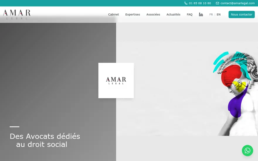 Capture du site Amar Legal