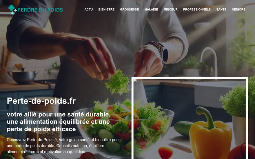 Capture du site Perte de Poids